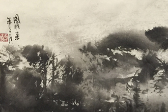 潭岭天湖系列作品集-37山水-规格：105×55cm.jpg